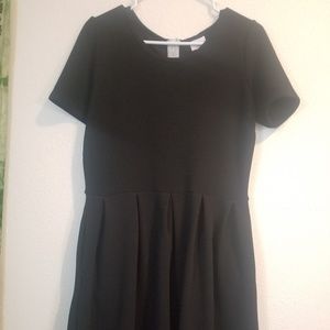 Solid black Lularoe Amelia